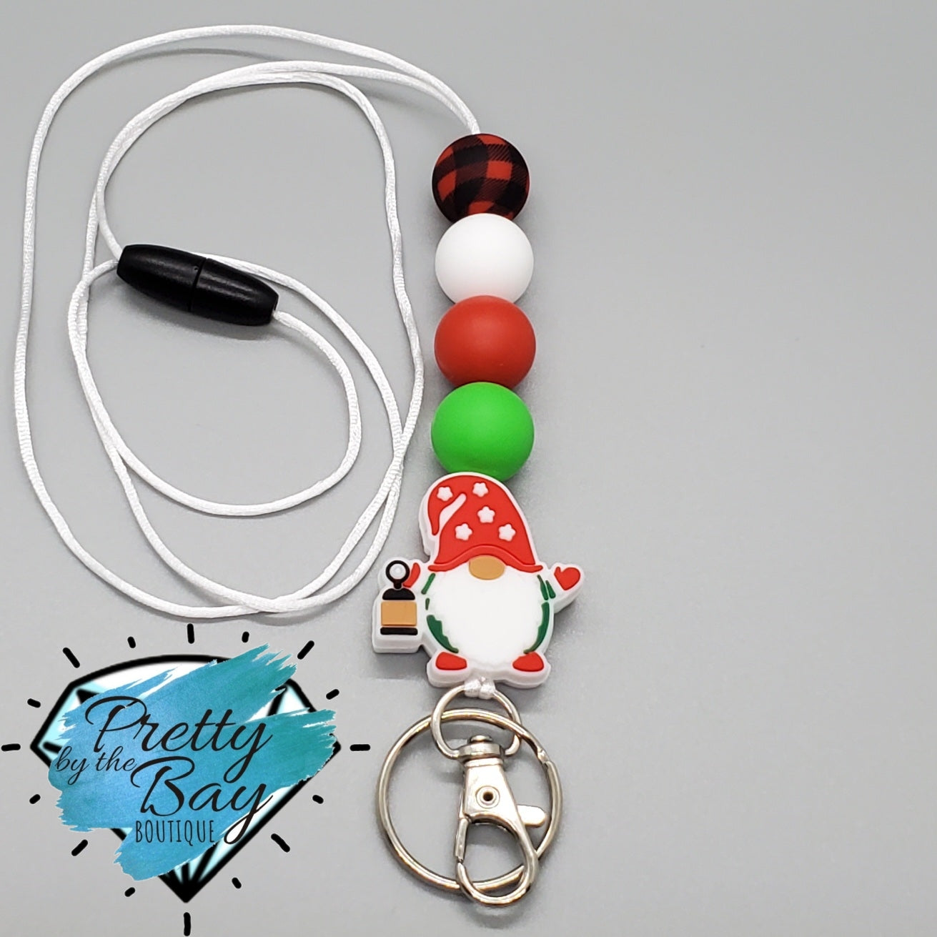 Christmas Focal Bead Lanyard