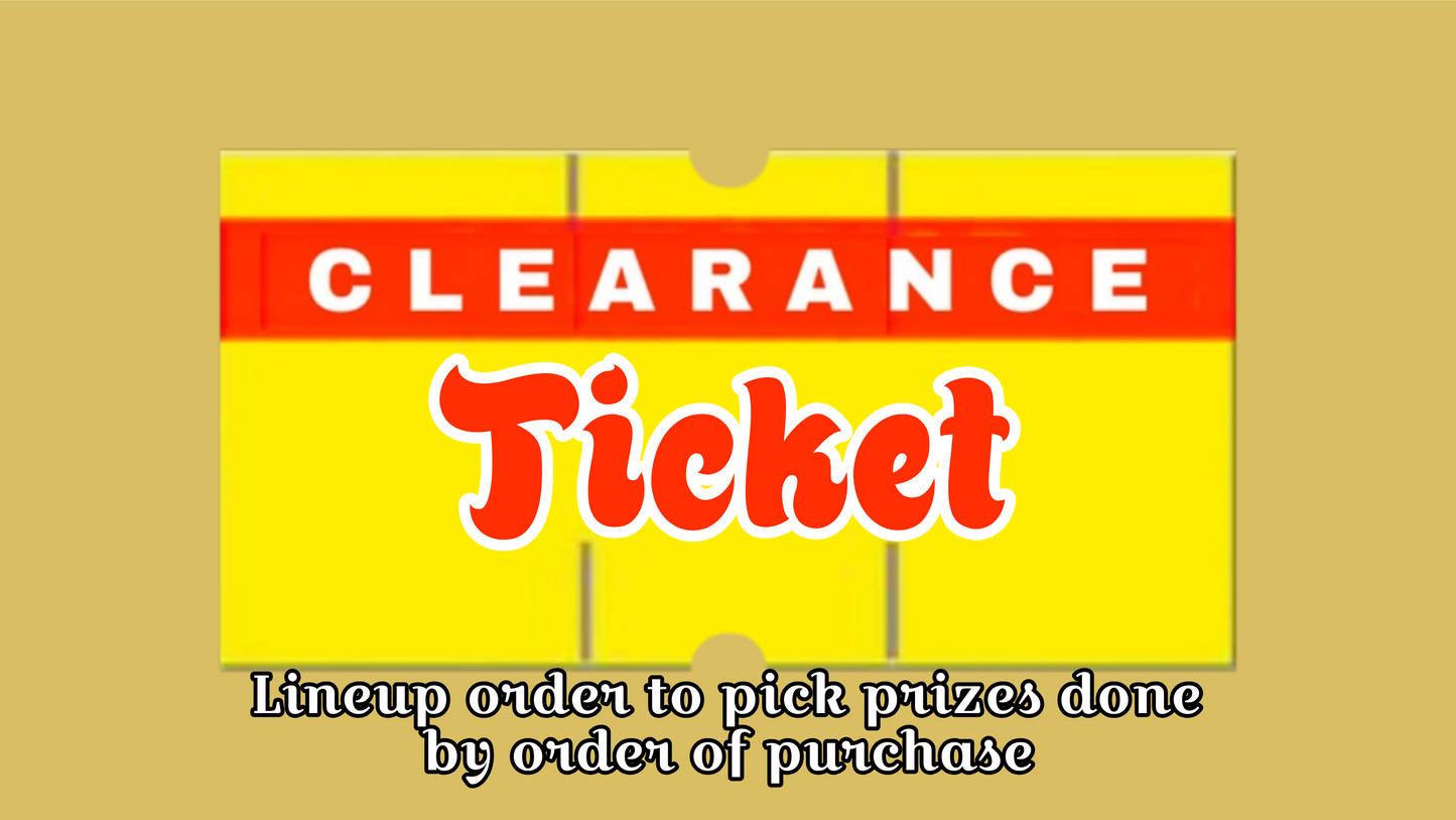 Clearance Ticket
