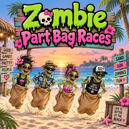 Zombie Part Bag Races
