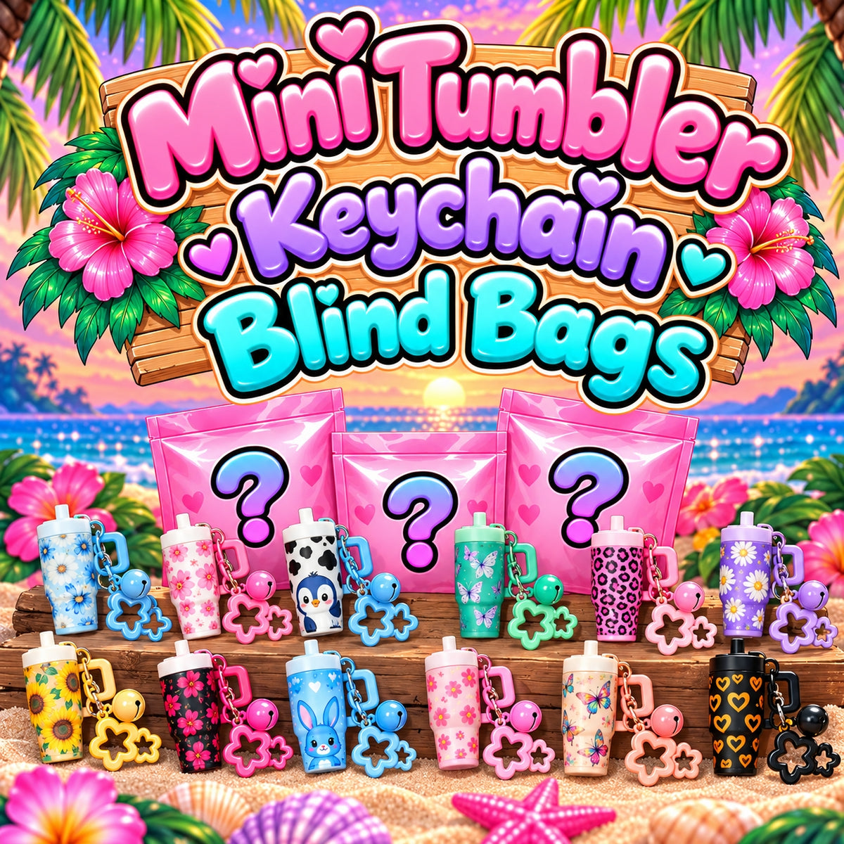 Mini Tumbler Keychain Blind Bags