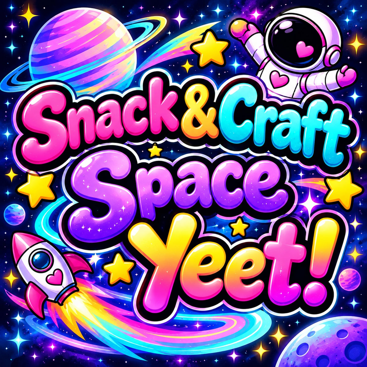 Snack & Craft Space Yeet!